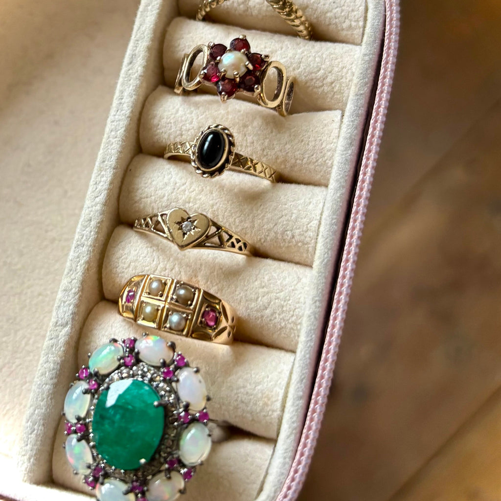 9ct Gold Diamond Heart Ring