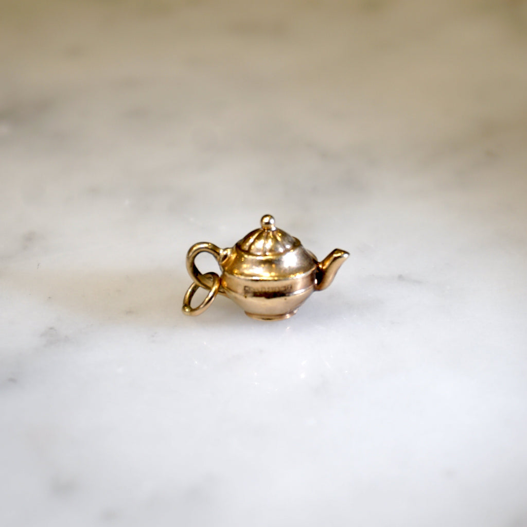 9ct Yellow Gold Teapot Charm