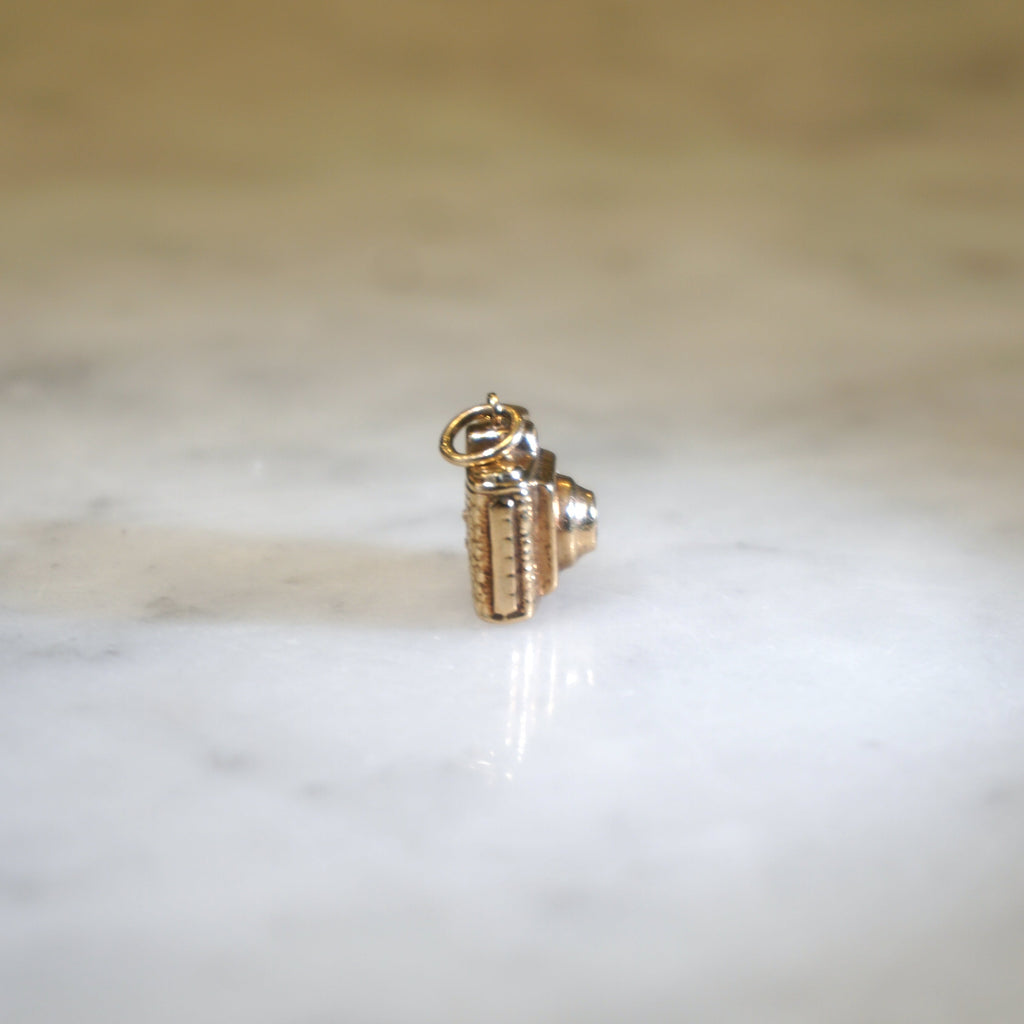 9ct Yellow Gold Camera Charm