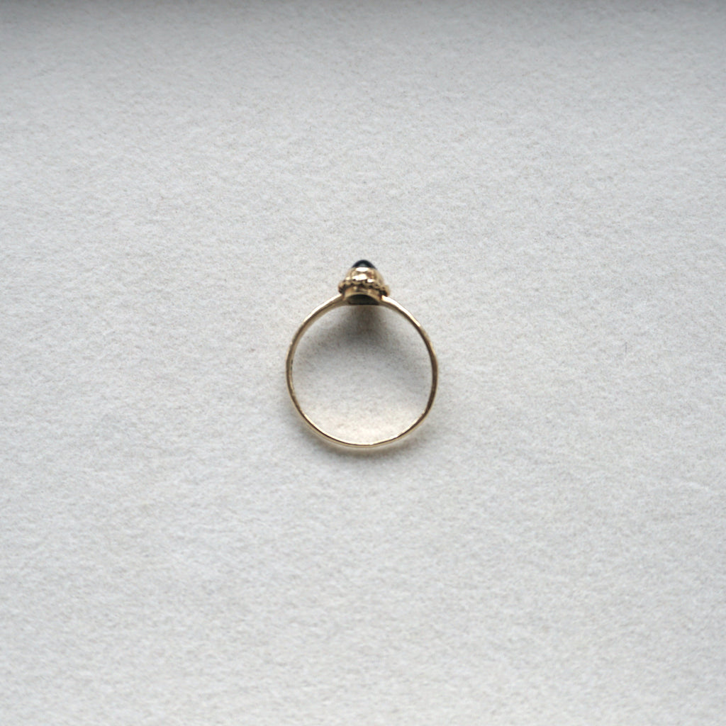 9ct Gold Black Onyx Oval