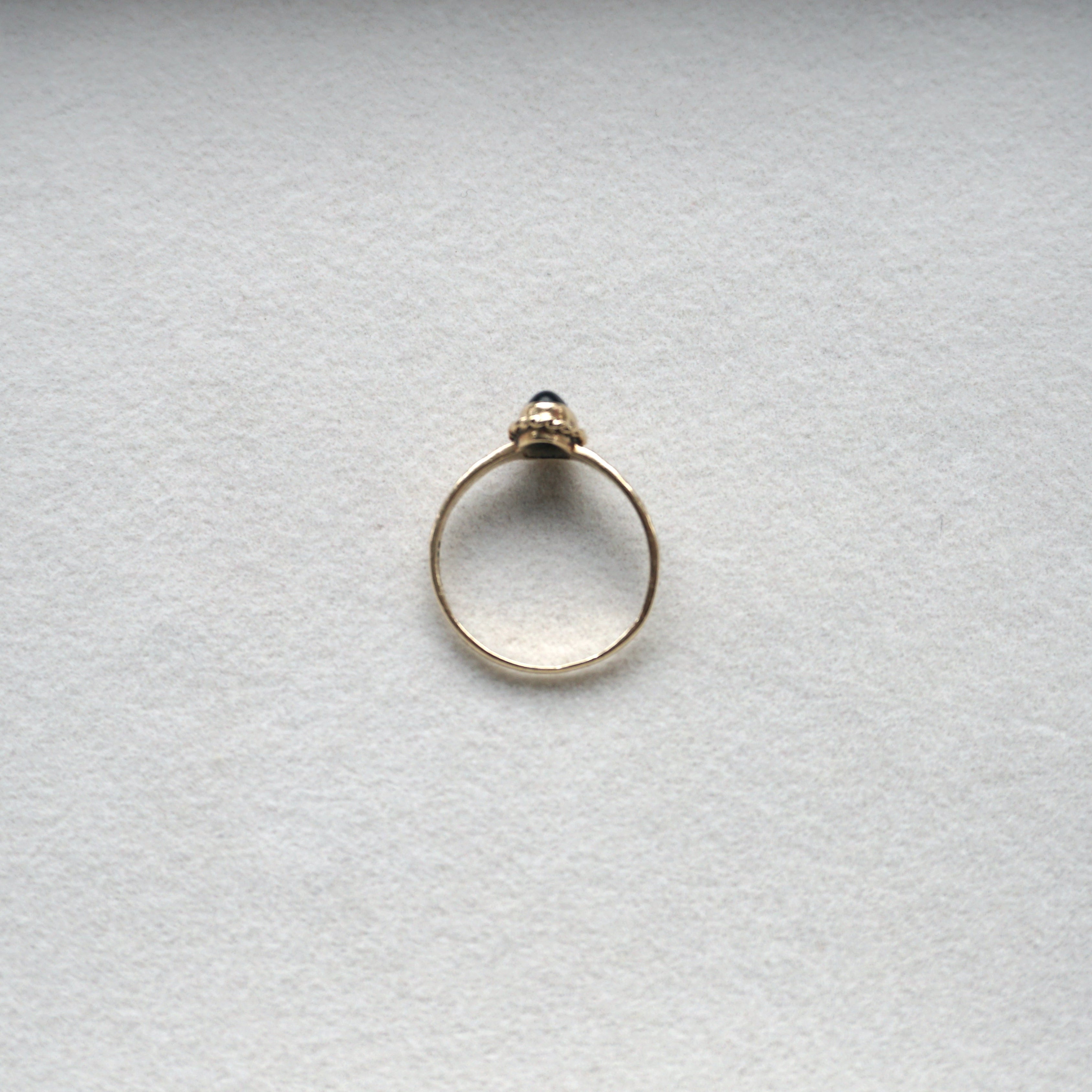 9ct Gold Black Onyx Oval