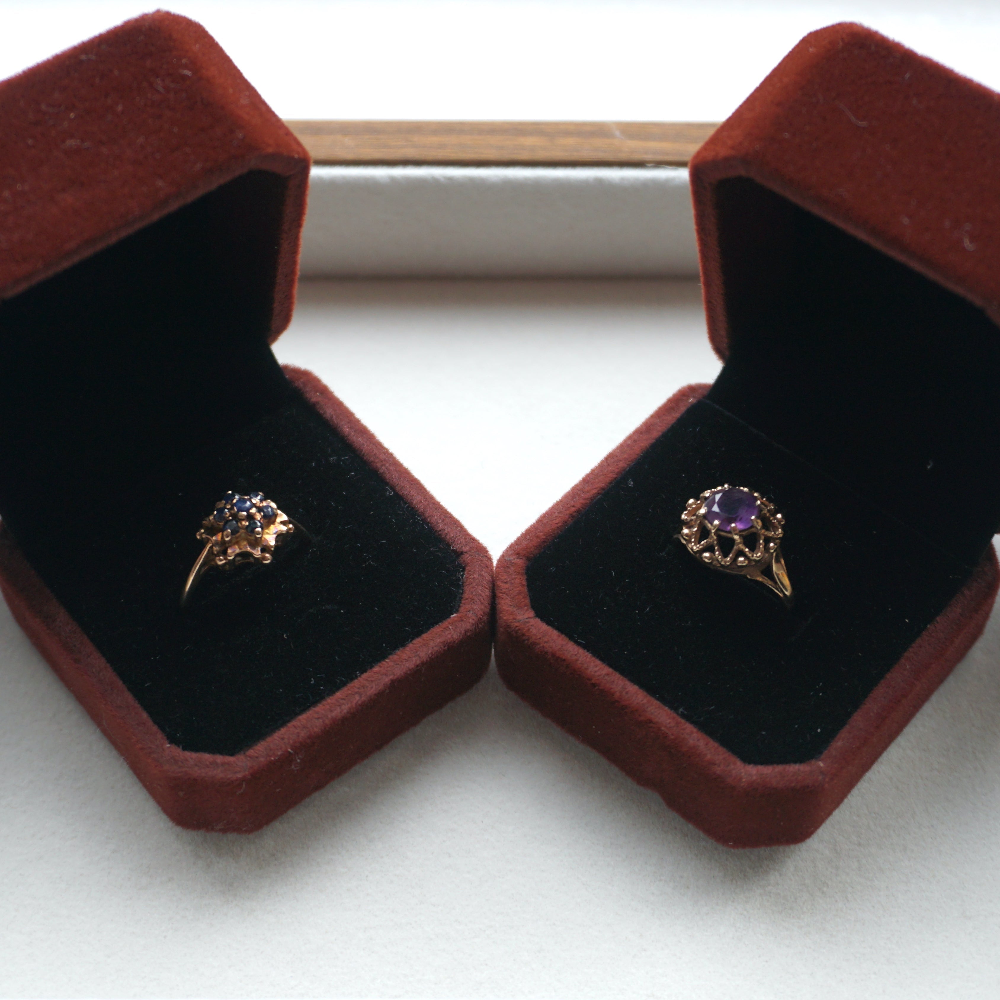 9ct Gold Amethyst Statement Ring