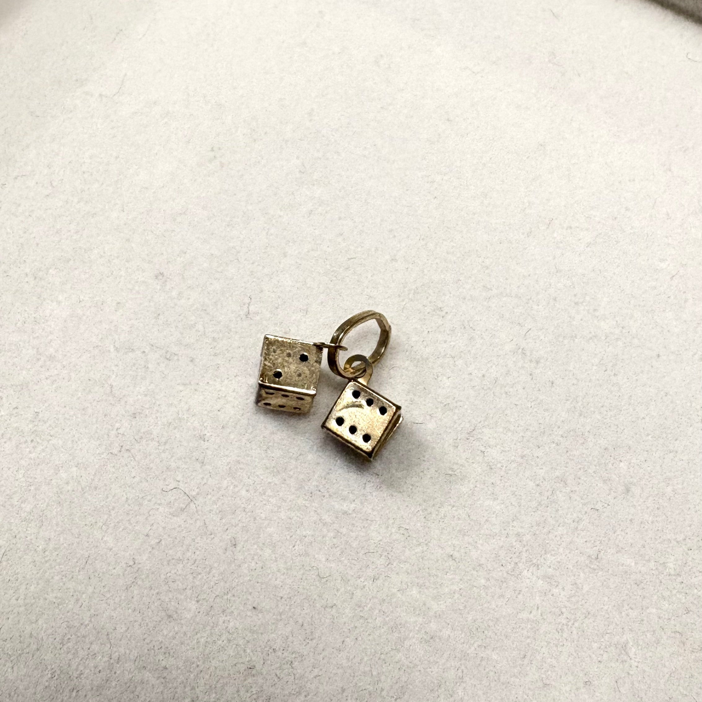 9ct Yellow Gold Lucky Dice Charm