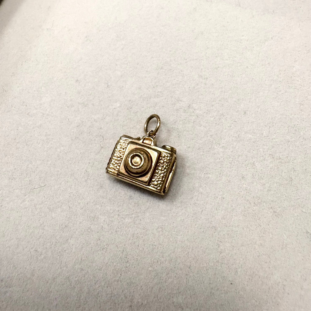 9ct Yellow Gold Camera Charm