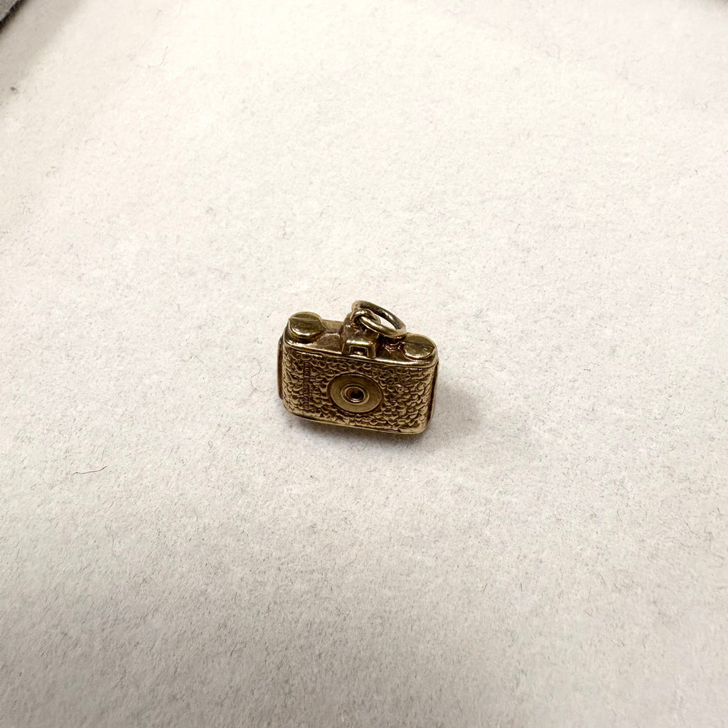 9ct Yellow Gold Camera Charm