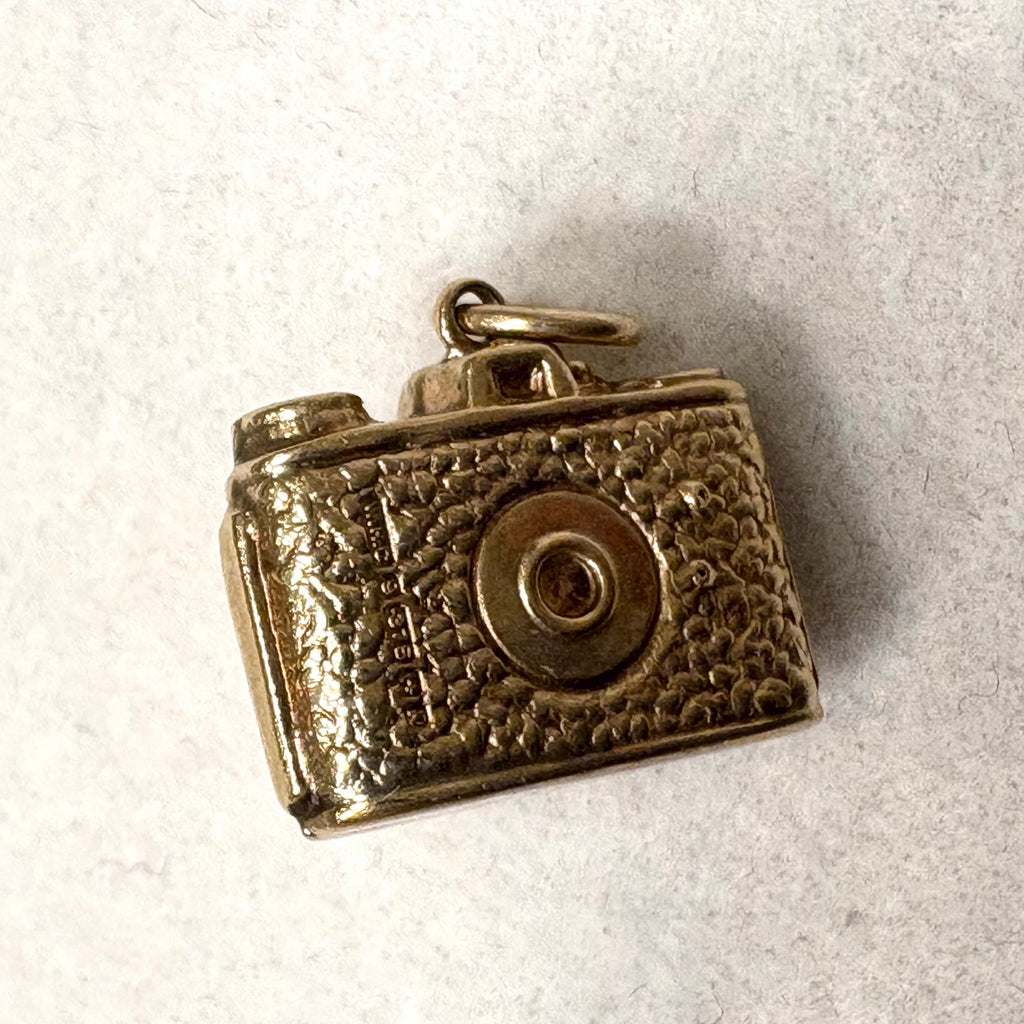 9ct Yellow Gold Camera Charm
