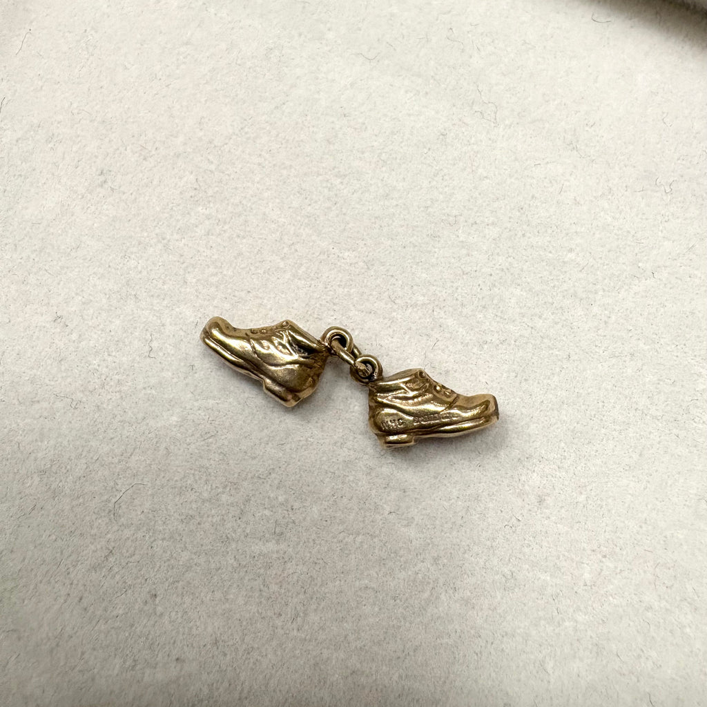 9ct Yellow Gold Boots Charm (Pair)