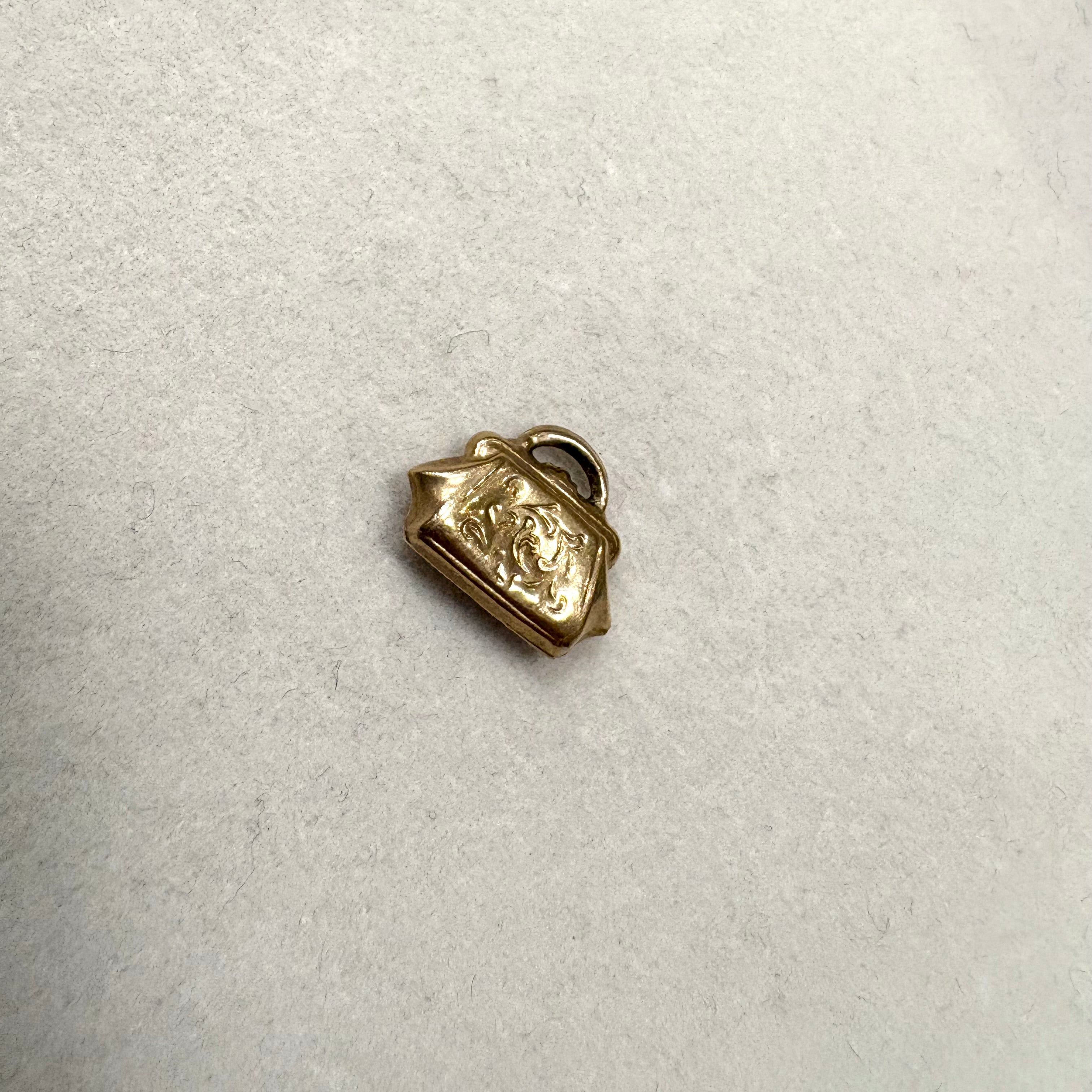 9ct Yellow Gold Handbag Pendant