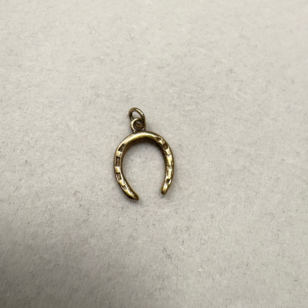 9ct Yellow Gold Lucky Horseshoe Charm