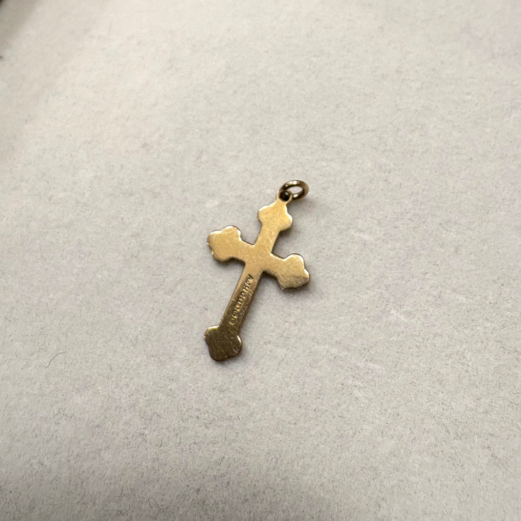9ct Yellow Gold Cross Pendant