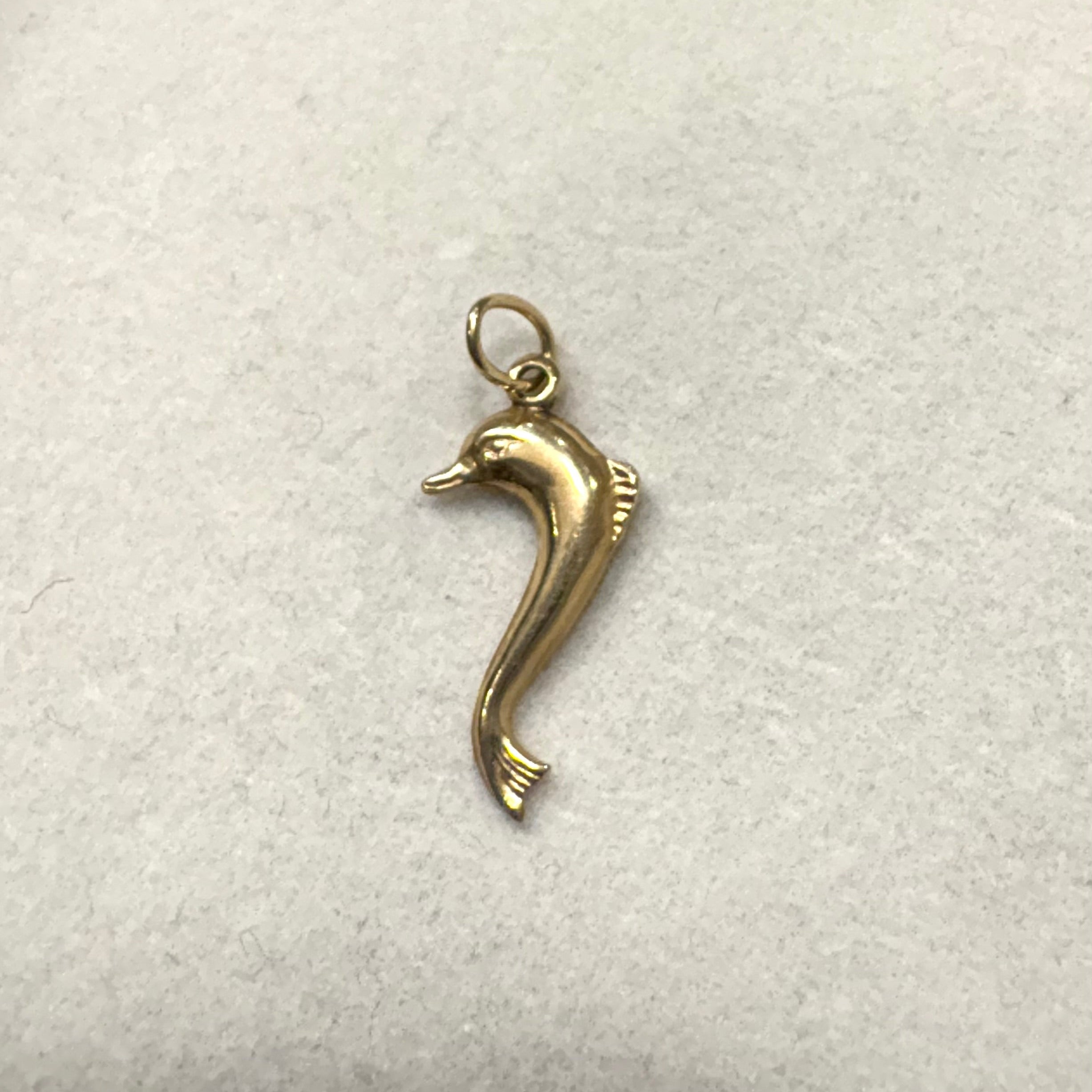 14ct Yellow Gold Dolphin Charm