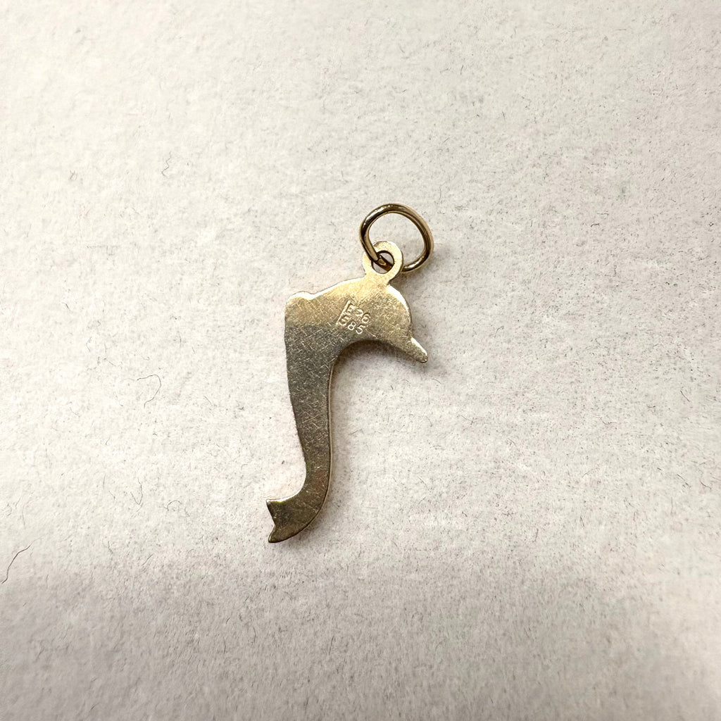 14ct Yellow Gold Dolphin Charm