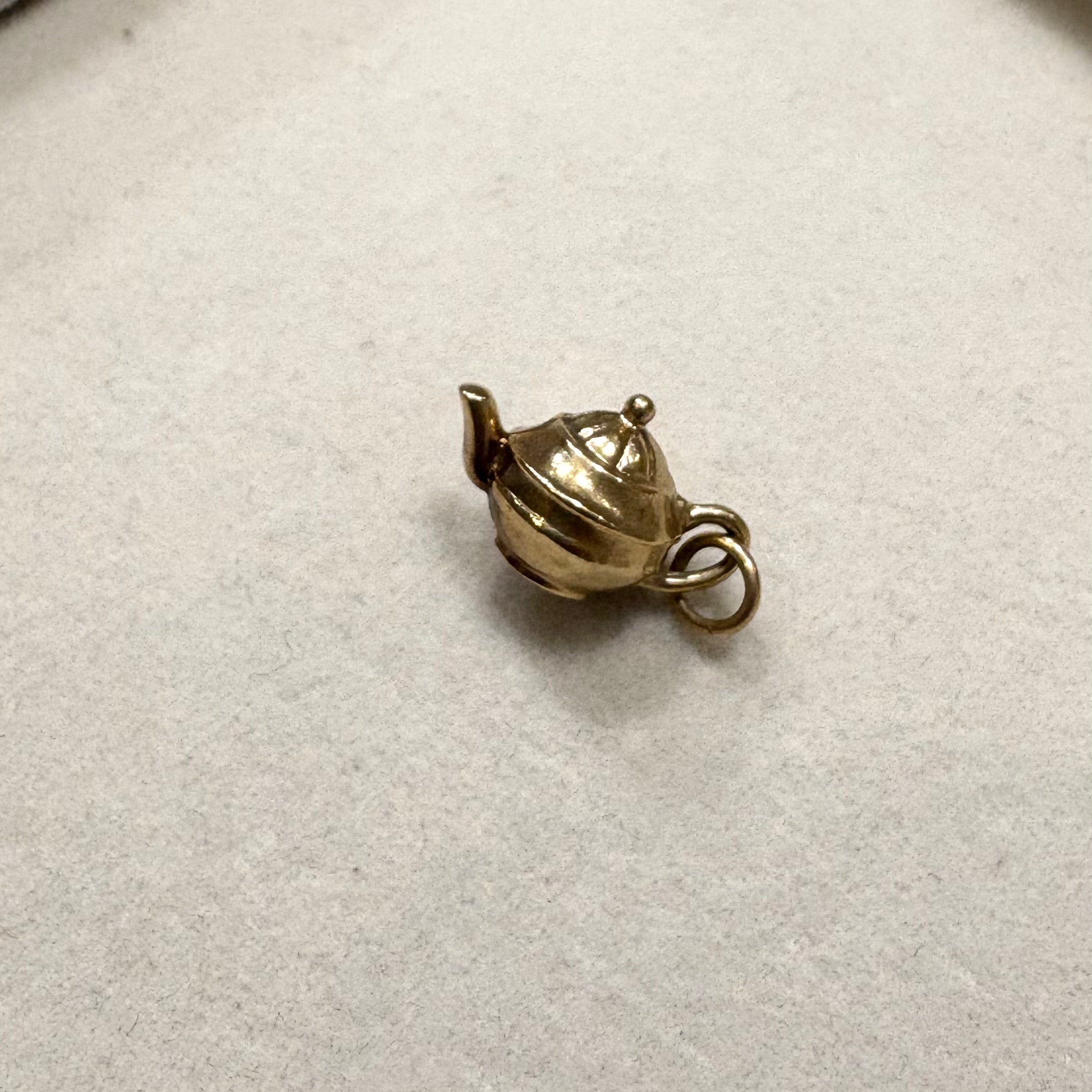 9ct Yellow Gold Teapot Charm