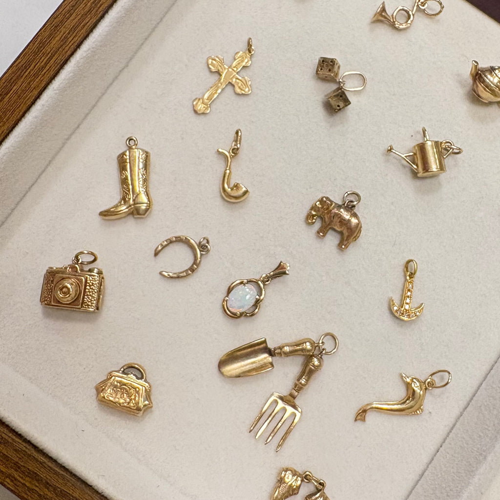 9ct Yellow Gold Lucky Horseshoe Charm