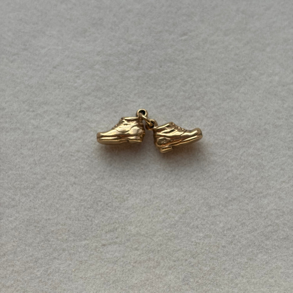 9ct Yellow Gold Boots Charm (Pair)