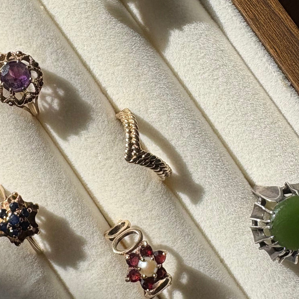 9ct Yellow Gold Chevron Ring