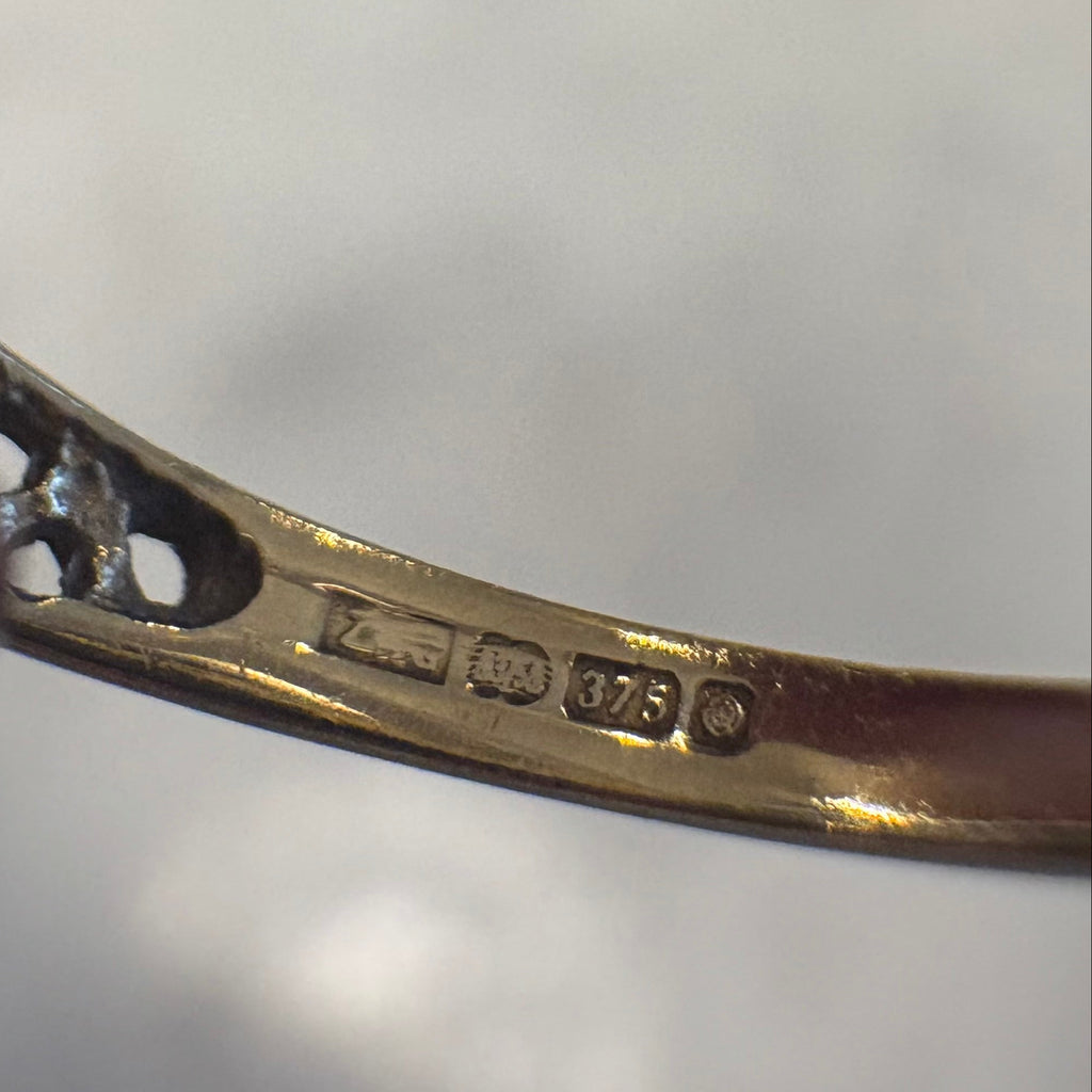 9ct Gold Diamond Heart Ring